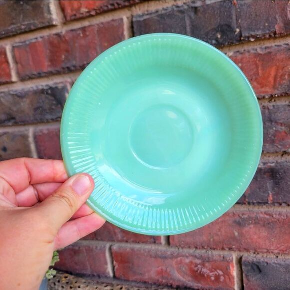 Fire-King Jadeite Saucer Plates (Set of 5) - Picture 11 of 16